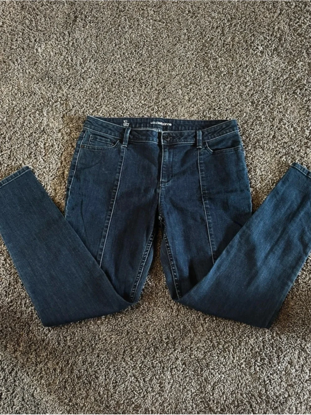 Liz Claiborne Women's Dark Wash Skinny Jeans